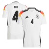 Virallinen pelipaita Saksa Tah 4 Koti Euro 2024 Lyhythihainen - Miesten Virallinen pelipaita Saksa Tah 4 Koti Euro 2024 Lyhythihainen - Miesten